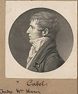 William H. Cabell by Charles B. J. Févret de Saint-Mémin