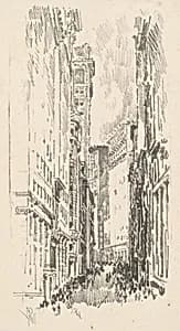 William Street by Joseph Pennell