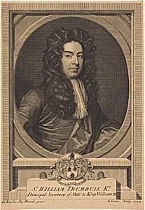 William Trumbull by George Vertue after Sir Godfrey Kneller