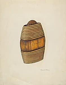 Willow-Bound Flask by Frank Gray