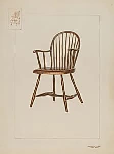 Windsor Bamboo-turned Chair by Edward L. Loper