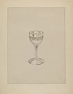 Wine Glass by Gertrude Lemberg