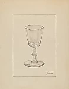 Wine Glass by Frank Fumagalli