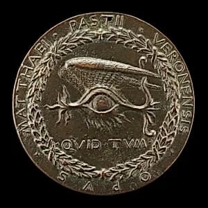Winged Human Eye [reverse] by Matteo de' Pasti