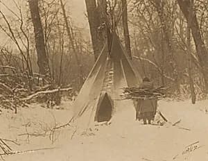 Winter - Apsaroke by Edward Sheriff Curtis