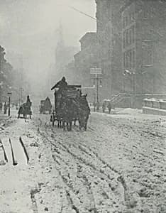 Winter, Fifth Avenue by Alfred Stieglitz