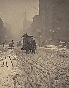 Winter, Fifth Avenue by Alfred Stieglitz