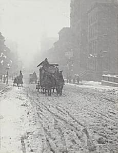 Winter on Fifth Avenue by Alfred Stieglitz