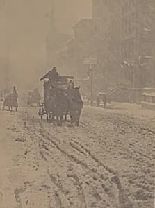 Winter—Fifth Avenue by Alfred Stieglitz