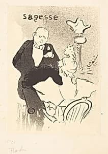 Wisdom (Sagesse) by Henri de Toulouse-Lautrec