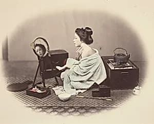 Woman at Toilette by Felice Beato