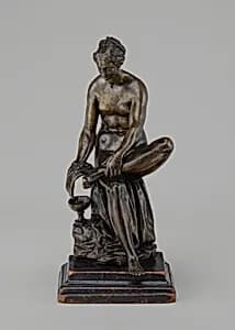 Woman Bathing Her Foot