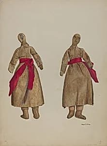 Woman Doll in Buckskin by George File