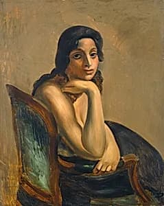 Woman in an Armchair by André Derain