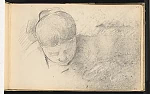 Woman Leaning Forward by Paul Cezanne