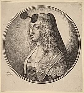 Woman of Antwerp by Wenceslaus Hollar