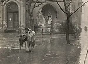 Woman on Street by André Kertész