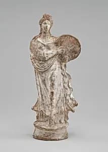 Woman Playing a Tambourine by Boeotian 4th/3rd Century B.C.