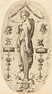 Woman with Left Profile by Jean Mignon