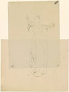 Woman with Outstretched Arms by Thomas Hovenden