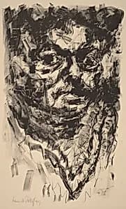 Woman's head by Karl Schmidt-Rottluff