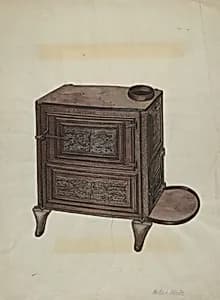 Wood Burner Cook Stove by Walter L. Webster