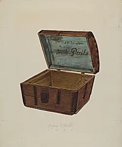 Wooden Chest by Eugene C. Miller