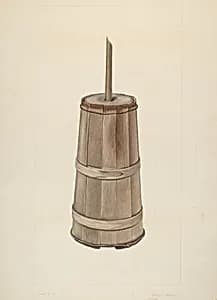 Wooden Churn by Clyde L. Cheney