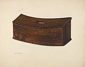 Wooden Cutlery Box by Erwin Stenzel