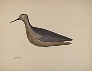 Wooden Decoy by Chris Makrenos
