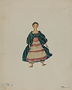 Wooden Doll by Marie Lutrell