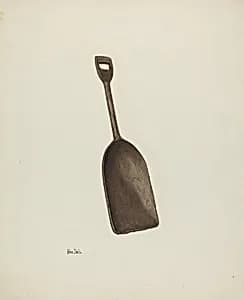 Wooden Grain Shovel by Pearl Davis