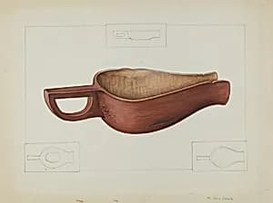 Wooden Meal Scoop by Gene Luedke