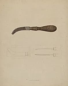 Wooden Peg File by Lloyd Charles Lemcke