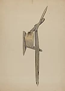 Wooden Plow by Orville Skaren