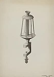 Wooden Silk Winder by Edward L. Loper