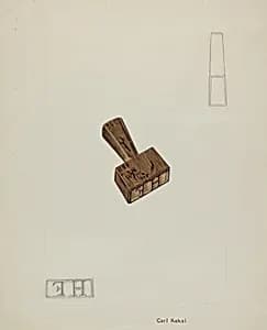 Wooden Stamp by Carl Keksi