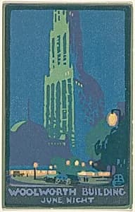 Woolworth Building June Night by Rachael Robinson Elmer