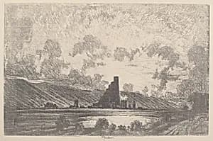 Work Castles, Wilkesbarre by Joseph Pennell