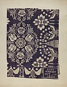 Woven Bed Cover by Suzanne Roy