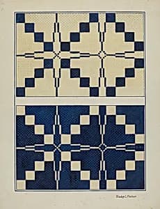 Woven Bedspread by Gladys C. Parker