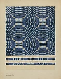 Woven Coverlet by Elizabeth Valentine