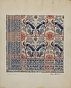 Woven Coverlet by Mary Berner