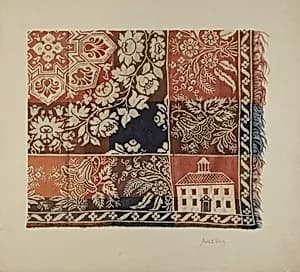 Woven Coverlet by Alois E. Ulrich