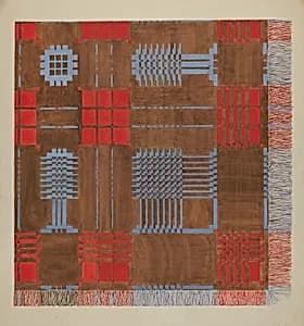 Woven Coverlet by Dorothy Posten