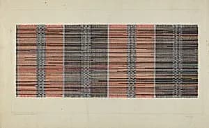 Woven Rag Carpet by Frank J. Mace