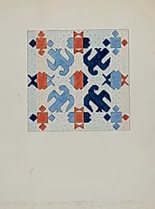 Woven Wool Bedspread by Christopher Hobbs