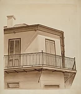 Wrought Iron Balcony Rail by Al Curry