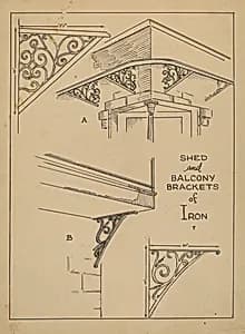 Wrought Iron Brackets by Al Curry