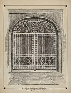 Wrought Iron Gate by Al Curry